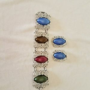 Vintage Sarah Coventry Bracelet/ Earrings
